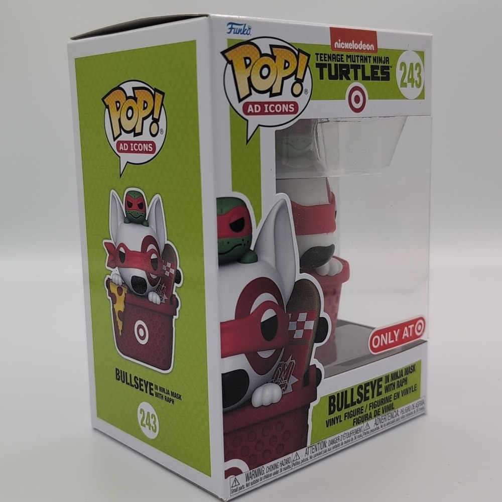 Funko Pop TMNT Bullseye In Ninja Mask with Raph #243 TARGET EXCLUSIVE READ - Picture 2 of 7